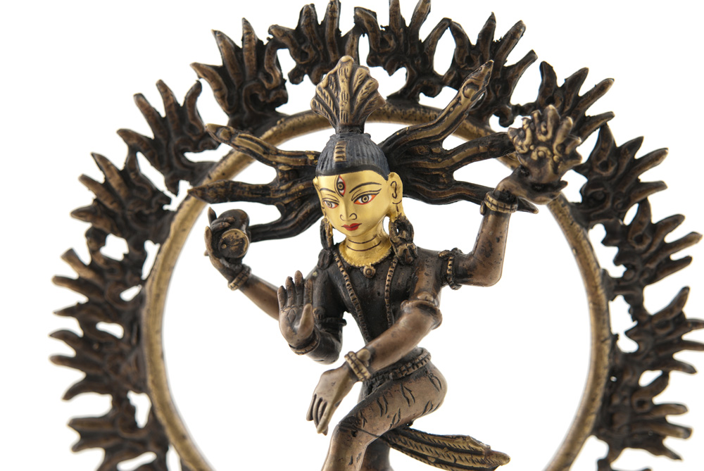 Statue de Shiva Nataraj Dansante Nataraja cuivre oeuvre unique 23cm ... Nataraja Statue Png